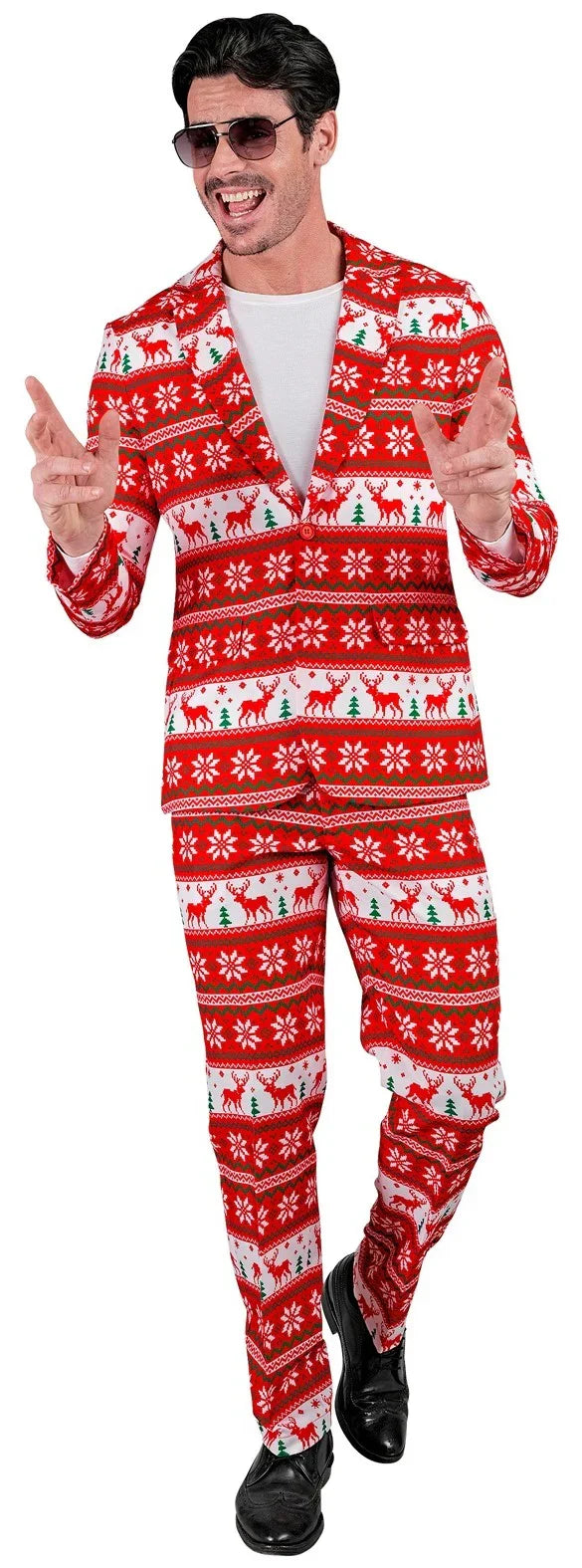 Traje con Estampado Navideño para Hombre Trajes Originales Widmann